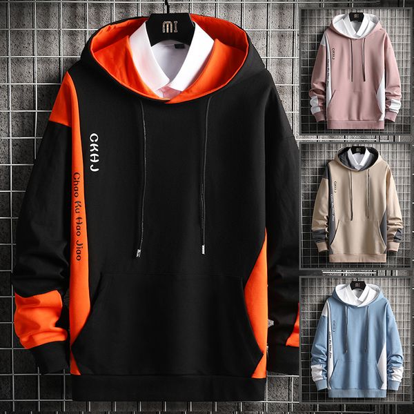 fashion men's hoodie hip hop streetwear long sleeve pullover sweatshirts men casual patchwork clothing hoodies kg-157, Black
fashion men's hoodie hip hop streetwear long sleeve pullover sweatshirts men casual patchwork clothing hoodies kg-157, Black