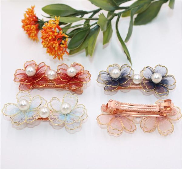 hair accessories 2pes/lot beautiful blooming chiffon flower barrettes kids big pearl hairpin ornaments hairclip for girls, Slivery;white
hair accessories 2pes/lot beautiful blooming chiffon flower barrettes kids big pearl hairpin ornaments hairclip for girls, Slivery;white
