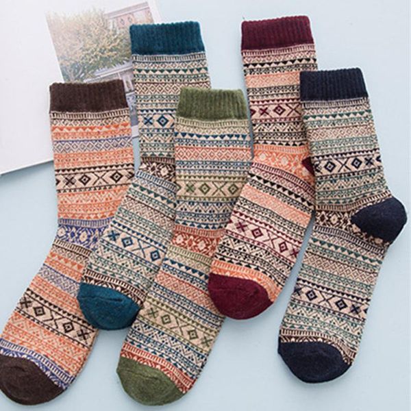 1 pair autumn winter long socks retro ethnical style warm soft thicken cotton socks for man sale, Black
1 pair autumn winter long socks retro ethnical style warm soft thicken cotton socks for man sale, Black