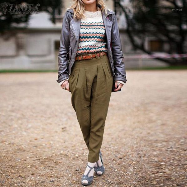 women casual long pants zanzea 2019 fashion work office solid trousers female harem pants plus size pantalones mujer streetwear1, Black;white
women casual long pants zanzea 2019 fashion work office solid trousers female harem pants plus size pantalones mujer streetwear1, Black;white