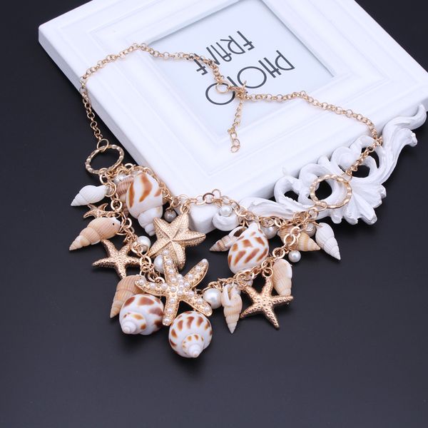 tenande new fashion multielent conch star simulated pearl ocelects подвески для женщин большое заявление бич ювелирные изделия bijoux, Silver
tenande new fashion multielent conch star simulated pearl ocelects подвески для женщин большое заявление бич ювелирные изделия bijoux, Silver