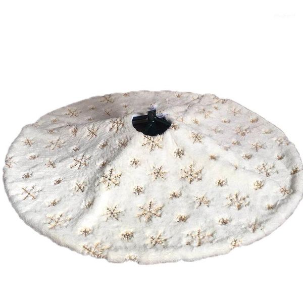new 122cm white flannel embroidered snowflake christmas tree skirt christmas new year home decoration1
new 122cm white flannel embroidered snowflake christmas tree skirt christmas new year home decoration1