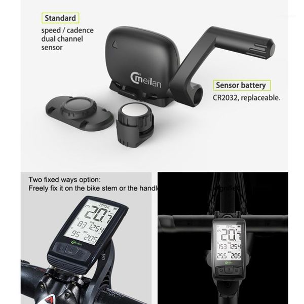 new meilan m4 bt4.0 wireless bike computer bicycle speed cadence sensor bt4.0 / ant+/apps data transfer wireless bike1
new meilan m4 bt4.0 wireless bike computer bicycle speed cadence sensor bt4.0 / ant+/apps data transfer wireless bike1