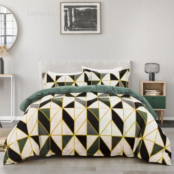 new arrival simple style bedding set geometry green printed quilt covers bedclothes 2/3pcs duvet cover sets with pillowcases
new arrival simple style bedding set geometry green printed quilt covers bedclothes 2/3pcs duvet cover sets with pillowcases