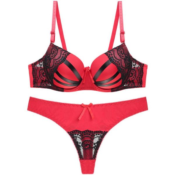 bras sets bra brief set g string thongs women push up lace underwear lingerie intimate plus size comfortable panty, Red;black
bras sets bra brief set g string thongs women push up lace underwear lingerie intimate plus size comfortable panty, Red;black