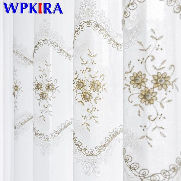 floral embroidered with pearl white tulle curtain for living room decor door window drapes sheer voile curtain for bedroom a0833
floral embroidered with pearl white tulle curtain for living room decor door window drapes sheer voile curtain for bedroom a0833