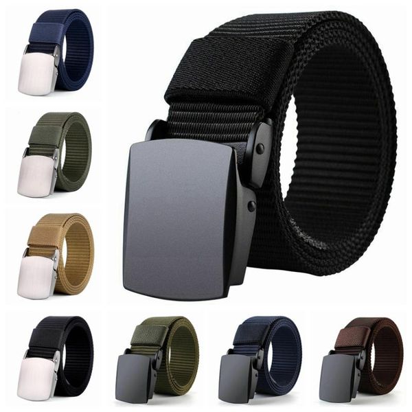 belt for men fashion male belt outdoor metal automatic buckle canvas casual jeans pants cool wild waist belts big plus size, Black;brown
belt for men fashion male belt outdoor metal automatic buckle canvas casual jeans pants cool wild waist belts big plus size, Black;brown