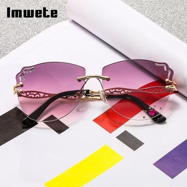 imwete love heart rimless oversized women sunglasses vintage metal frame design anti-glare clear lens female shade goggles uv4001, White;black
imwete love heart rimless oversized women sunglasses vintage metal frame design anti-glare clear lens female shade goggles uv4001, White;black