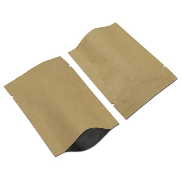 300 pcs brown kraft paper aluminum foil flat bag open heat seal vacuum pouches packaging tea candy snack pack 11 h jllsmc
300 pcs brown kraft paper aluminum foil flat bag open heat seal vacuum pouches packaging tea candy snack pack 11 h jllsmc