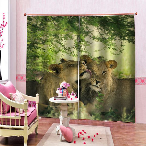 customized size luxury blackout 3d window curtains animal lion curtains 3d stereoscopic curtains
customized size luxury blackout 3d window curtains animal lion curtains 3d stereoscopic curtains