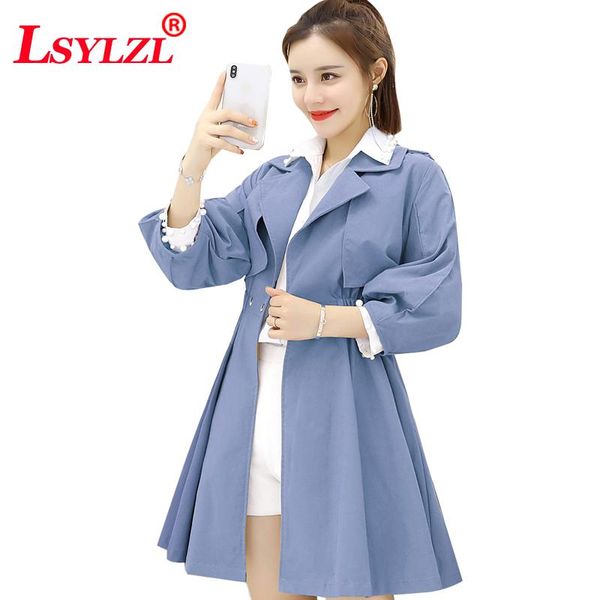 women's trench coats double breasted coat women 2021 fashion suit collar seven-quarter sleeve lantern waist skirt windbreaker b554, Tan;black
women's trench coats double breasted coat women 2021 fashion suit collar seven-quarter sleeve lantern waist skirt windbreaker b554, Tan;black