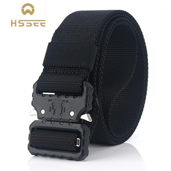 waist support hssee brand tactical belt quick release buckle soft tough nylon non-fading sports accessories1, Black;gray
waist support hssee brand tactical belt quick release buckle soft tough nylon non-fading sports accessories1, Black;gray