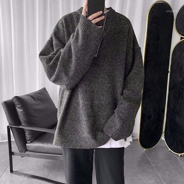 winter 2020 korean version of joker oversize solid color crew neck sweater sweater solid color ins trend men's1, White;black
winter 2020 korean version of joker oversize solid color crew neck sweater sweater solid color ins trend men's1, White;black