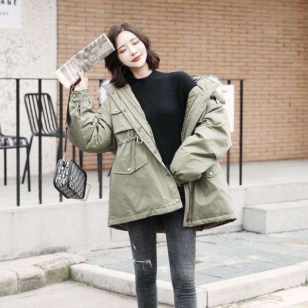 2020 women's down jacket warm winter coat female raccoon dog fur collar hooded women parkas thick mujer chaqueta pph1322, Black
2020 women's down jacket warm winter coat female raccoon dog fur collar hooded women parkas thick mujer chaqueta pph1322, Black