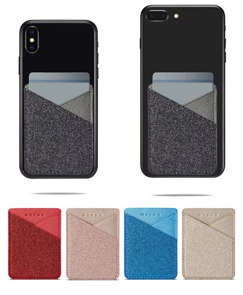 universal 3m adhesive pocket stickers pu leather storage wallet card credit holder stick-on back cell phone pouch universal 3m adhesive pocket stickers pu leather storage wallet card credit holder stick-on back cell phone pouch
