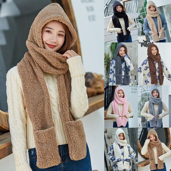 40# women cute thick hat ear protectors warm plush hat scarf gloves set reusable face cover fashion winter mouth face scarves, Blue;gray
40# women cute thick hat ear protectors warm plush hat scarf gloves set reusable face cover fashion winter mouth face scarves, Blue;gray