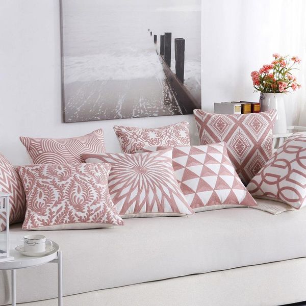 cushion/decorative pillow 1pc home decoration cotton 3d embroidered pillowcases without core square nordic style sofa cushion living room pi
cushion/decorative pillow 1pc home decoration cotton 3d embroidered pillowcases without core square nordic style sofa cushion living room pi