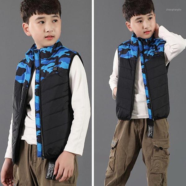 outdoor t-shirts 3 area child heating vest winter warm jacket smart heated children's printed usb electric thermal clothing1, Gray;blue
outdoor t-shirts 3 area child heating vest winter warm jacket smart heated children's printed usb electric thermal clothing1, Gray;blue