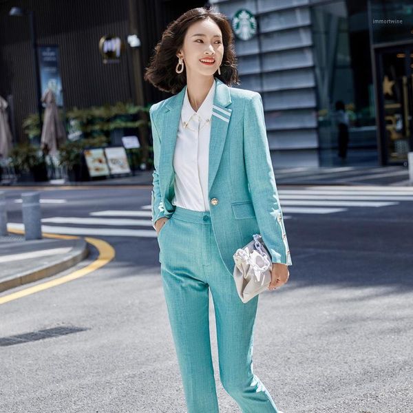 professional suit pants office two-piece new autumn and winter slim ladies jacket casual pants work clothes female1, White
professional suit pants office two-piece new autumn and winter slim ladies jacket casual pants work clothes female1, White