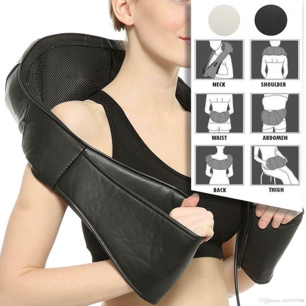 new shiatsu back shoulder & neck massager w/ heat deep tissue 3d kneading pillow
new shiatsu back shoulder & neck massager w/ heat deep tissue 3d kneading pillow