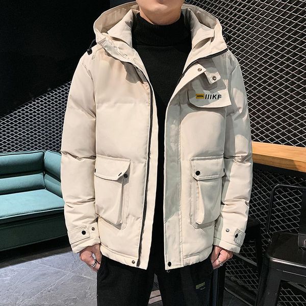 2020 new thick warm workwear cotton men's cotton jacket handsome casual short jacket winter casual street slim parkas, Black
2020 new thick warm workwear cotton men's cotton jacket handsome casual short jacket winter casual street slim parkas, Black