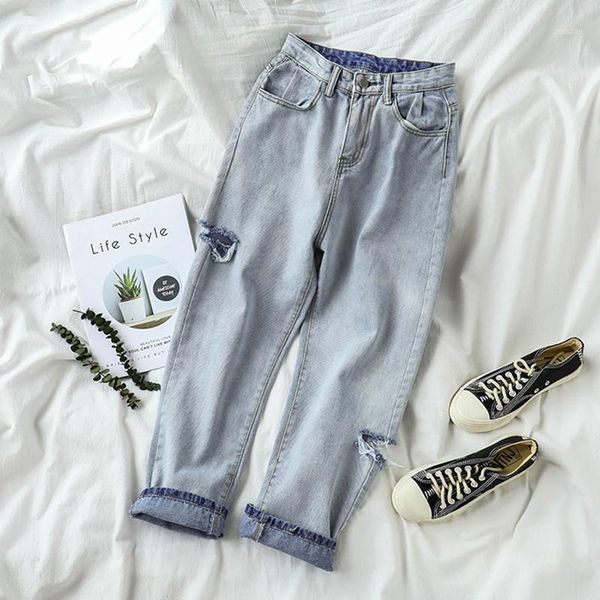 jeans women solid vintage denim all-match hole student simple harajuku loose korean style casual womens trousers daily1, Blue
jeans women solid vintage denim all-match hole student simple harajuku loose korean style casual womens trousers daily1, Blue