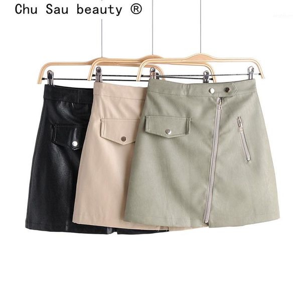 skirts chu sau beauty 2021 fashion pu skin solid mini women streetwear chic diagonal zipper autumn short skirt female1, Black
skirts chu sau beauty 2021 fashion pu skin solid mini women streetwear chic diagonal zipper autumn short skirt female1, Black