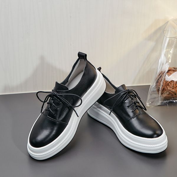 2021 the new genuine leather for women apartments soft leisure comfortbale oxfords thick soles feminine brogues women's shoes 981i, Black
2021 the new genuine leather for women apartments soft leisure comfortbale oxfords thick soles feminine brogues women's shoes 981i, Black