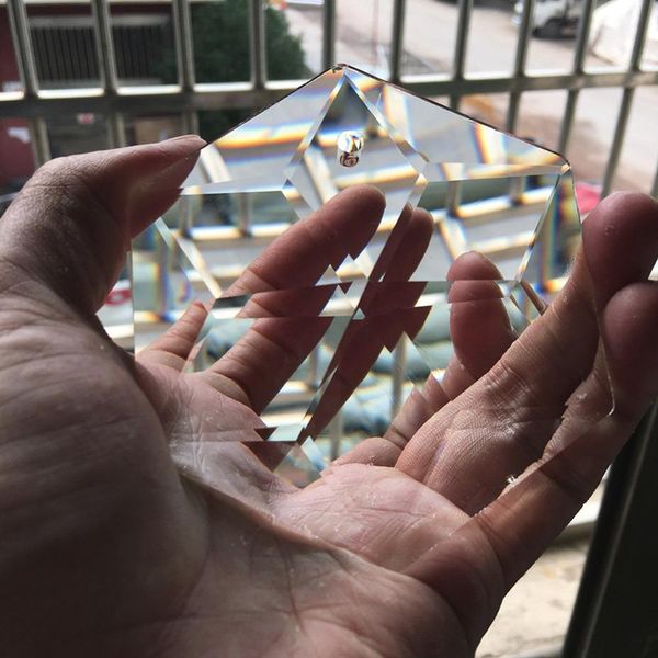 4inches glass art suncatcher faceted crystal chandelier part pendant craft art hexagram prism hanging ornament fengshui xms h jlleik
4inches glass art suncatcher faceted crystal chandelier part pendant craft art hexagram prism hanging ornament fengshui xms h jlleik