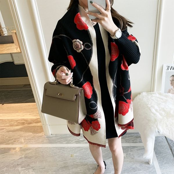 yxm9 chinese quality silk autumn and winter new style beach lady shawl fashion headscarf scarf women cashmere flower print thickened cx20072, Black;white
yxm9 chinese quality silk autumn and winter new style beach lady shawl fashion headscarf scarf women cashmere flower print thickened cx20072, Black;white