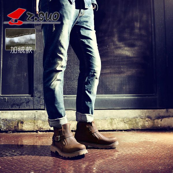 walking rope plush british martin leather work clothes military men's short boots fashionable high c1212, Black;white
walking rope plush british martin leather work clothes military men's short boots fashionable high c1212, Black;white