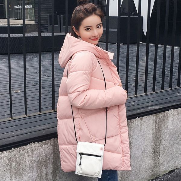 parka women winter long female jacket coats plus size hooded thick cotton padded lining solid casual women's coat outerwear 210203, Black
parka women winter long female jacket coats plus size hooded thick cotton padded lining solid casual women's coat outerwear 210203, Black