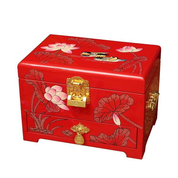 wooden lacquerware 21 x 15 x 14cm chinese handmade classic red box 2 layer jewelry box, Pink;blue
wooden lacquerware 21 x 15 x 14cm chinese handmade classic red box 2 layer jewelry box, Pink;blue