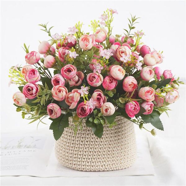 5 forks 13 flowers silk diy camellia artificial flowers small rose bride bouquet party faux fake wedding home decor
5 forks 13 flowers silk diy camellia artificial flowers small rose bride bouquet party faux fake wedding home decor