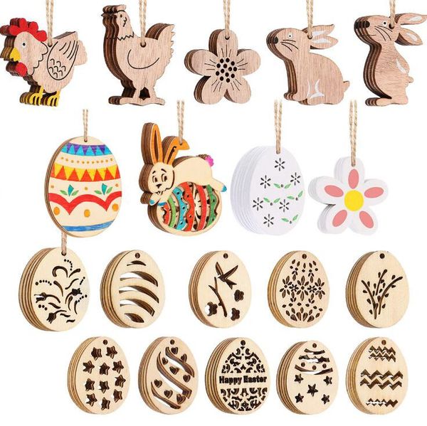 10pcs/set easter decoration supplies diy wood chip hanging ornaments with rope pendant home party decorative easter egg gift crafts
10pcs/set easter decoration supplies diy wood chip hanging ornaments with rope pendant home party decorative easter egg gift crafts