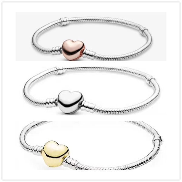 925 sterling silver beaded strands heart snake chain bracelet for pandora beaded women's jewelry fashion designer, Black
925 sterling silver beaded strands heart snake chain bracelet for pandora beaded women's jewelry fashion designer, Black