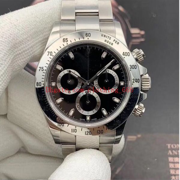 luxury mens watches 40mm chronograph 116500 black white dial n 7750 automatic movement men's wristwatch men's watches, Slivery;brown
luxury mens watches 40mm chronograph 116500 black white dial n 7750 automatic movement men's wristwatch men's watches, Slivery;brown