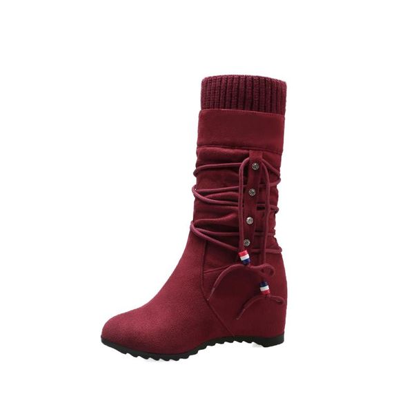 boots mkkhou fashion short women 2021 winter vintage flat non-slip middle with velvet stretch, Black
boots mkkhou fashion short women 2021 winter vintage flat non-slip middle with velvet stretch, Black