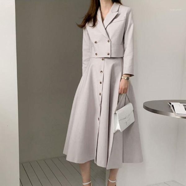 fashion long-sleeved double-breasted short lady office blazer high waist skirt suit simple fashion tide autumn new tv5911, White
fashion long-sleeved double-breasted short lady office blazer high waist skirt suit simple fashion tide autumn new tv5911, White