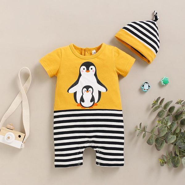 bunvel summer playsuit cartoon penguin pattern rompers short sleeve toddler newborn baby girls boys jumpsuit jumpers clothes t200706, Blue
bunvel summer playsuit cartoon penguin pattern rompers short sleeve toddler newborn baby girls boys jumpsuit jumpers clothes t200706, Blue