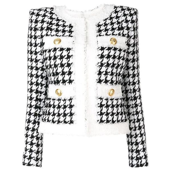 2020 autumn winter baroque designer jacket women's color block zip houndstooth fringed tweed jacket overcoat, Black;brown
2020 autumn winter baroque designer jacket women's color block zip houndstooth fringed tweed jacket overcoat, Black;brown