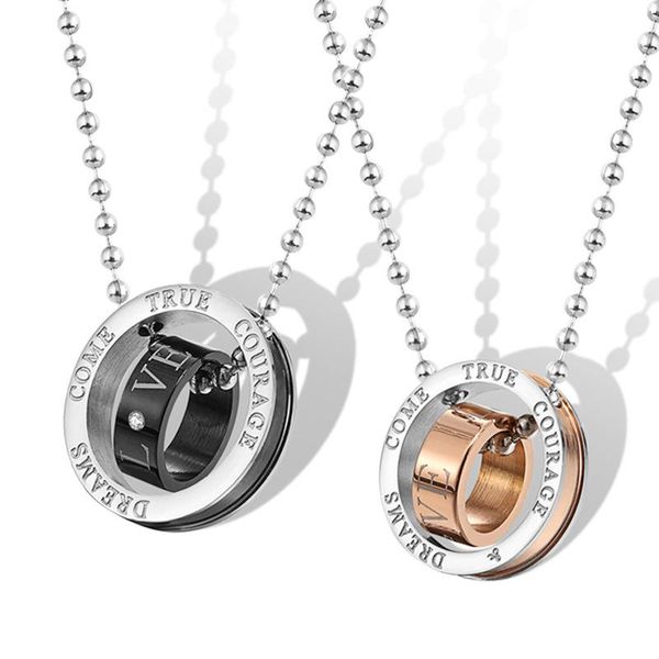 pendant necklaces 2021 mens stainless steel chain love for couples lover ladies fashion paired double circles jewelry, Silver
pendant necklaces 2021 mens stainless steel chain love for couples lover ladies fashion paired double circles jewelry, Silver