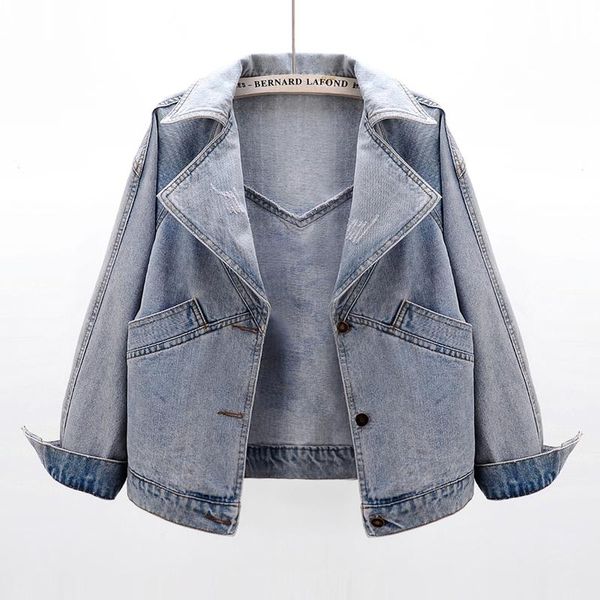 2020 spring autumn new suit collar denim jacket women short long sleeve outwear vintage slim coat plus size female jeans jackets, Black;brown
2020 spring autumn new suit collar denim jacket women short long sleeve outwear vintage slim coat plus size female jeans jackets, Black;brown