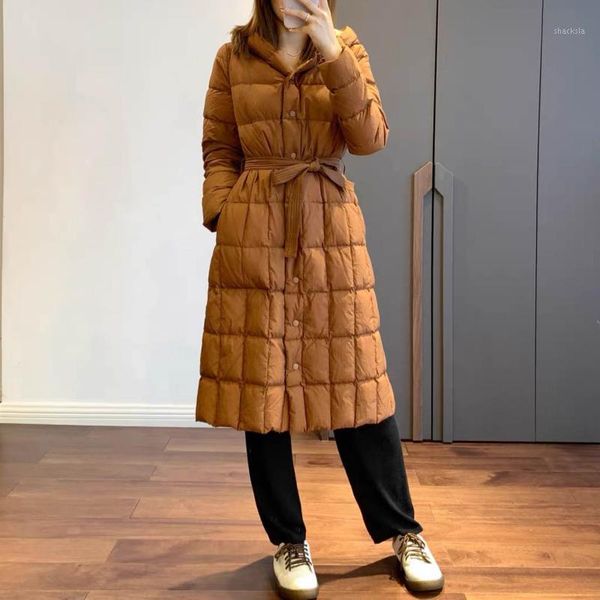 women coat fall/winter 2020 new coat fashionable casual loose belt long down coats1, Black
women coat fall/winter 2020 new coat fashionable casual loose belt long down coats1, Black