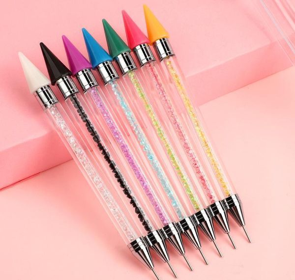 dual ended nail dotting pen crystal beads handle rhinestone studs picker wax pencil manicure glitter powder jlldeo xhhair, Silver
dual ended nail dotting pen crystal beads handle rhinestone studs picker wax pencil manicure glitter powder jlldeo xhhair, Silver