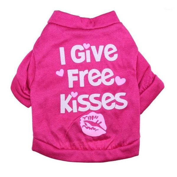 dog clothes rose red large kiss letter printing thicker cotton spring summer fashion pet girl daily clothing cute solid mascota1
dog clothes rose red large kiss letter printing thicker cotton spring summer fashion pet girl daily clothing cute solid mascota1