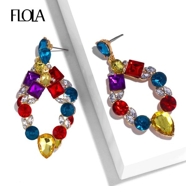 dangle & chandelier flola colorful crystal sparkly earrings multicolor rainbow rhinestone earring stone statement bridesmaid jewelry ersr12, Silver
dangle & chandelier flola colorful crystal sparkly earrings multicolor rainbow rhinestone earring stone statement bridesmaid jewelry ersr12, Silver