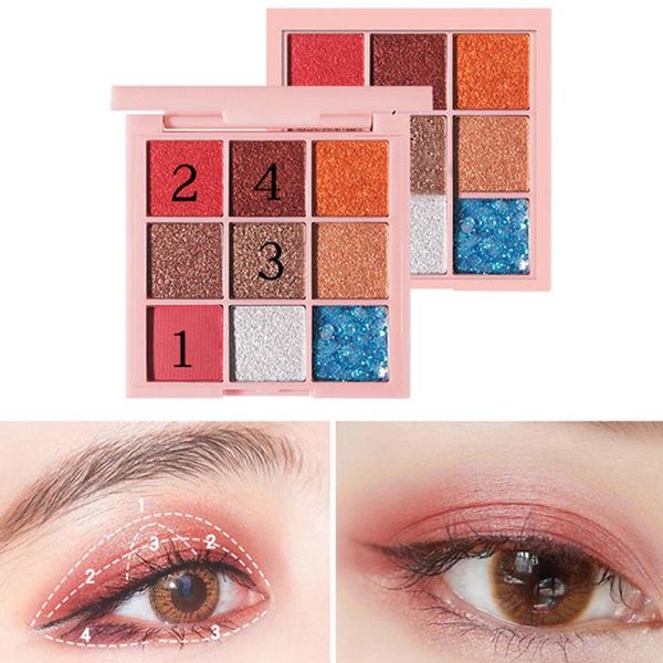 eye shadow 9 colors eyeshadow palette matte shimmer pigmented shiny powder beauty make up palettefafa
eye shadow 9 colors eyeshadow palette matte shimmer pigmented shiny powder beauty make up palettefafa