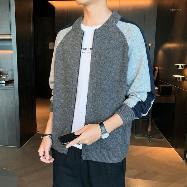 autumn winter new korean cardigan men clothing 2020 fashion patchwork color long sleeve knitted sweaters casual pull homme 3xl-m1, White;black
autumn winter new korean cardigan men clothing 2020 fashion patchwork color long sleeve knitted sweaters casual pull homme 3xl-m1, White;black
