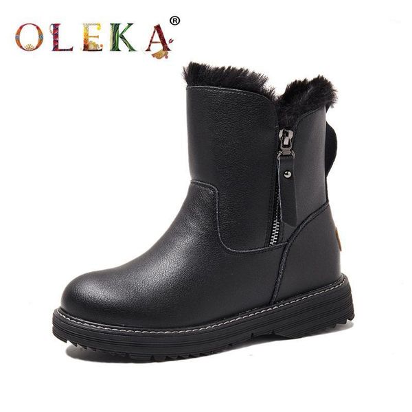 boots oleka leather mid-calf winter platform metal decoration round toe women fashion style snow as6821, Black
boots oleka leather mid-calf winter platform metal decoration round toe women fashion style snow as6821, Black